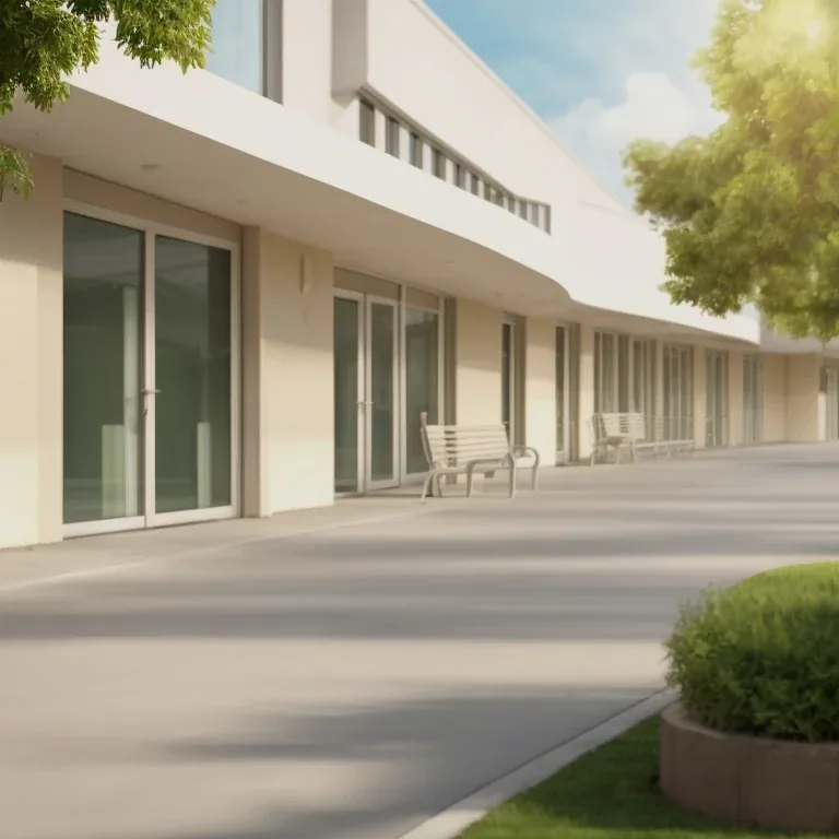 Indoor common area with seating and natural light at beleadmix sanatorium